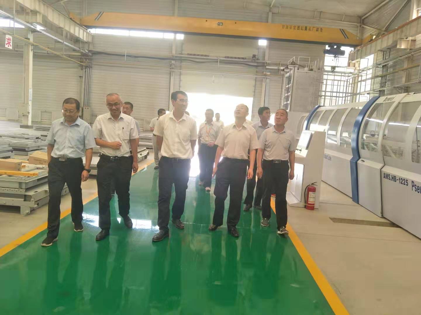 天津市社会动员专项工作组办公室一行参观考察“拉斯维加斯游戏3499·伊士顿”电梯厂