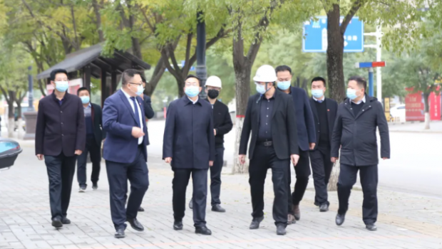平凉市副市长杨恭带队督查拉斯维加斯游戏3499·富力城工程安全及防疫工作